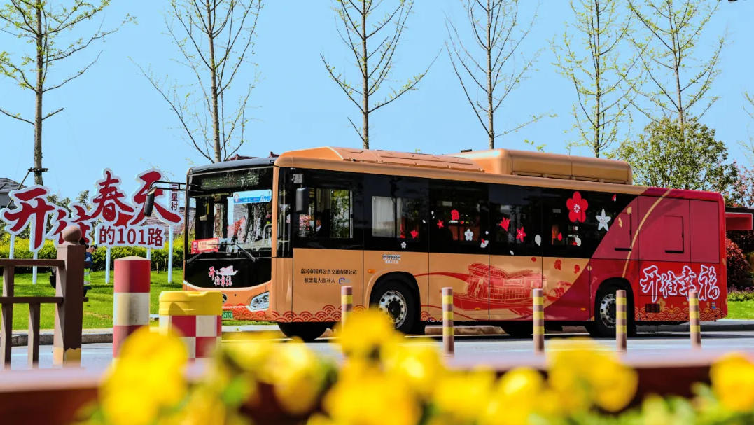 圖為浙江嘉興101公交車。